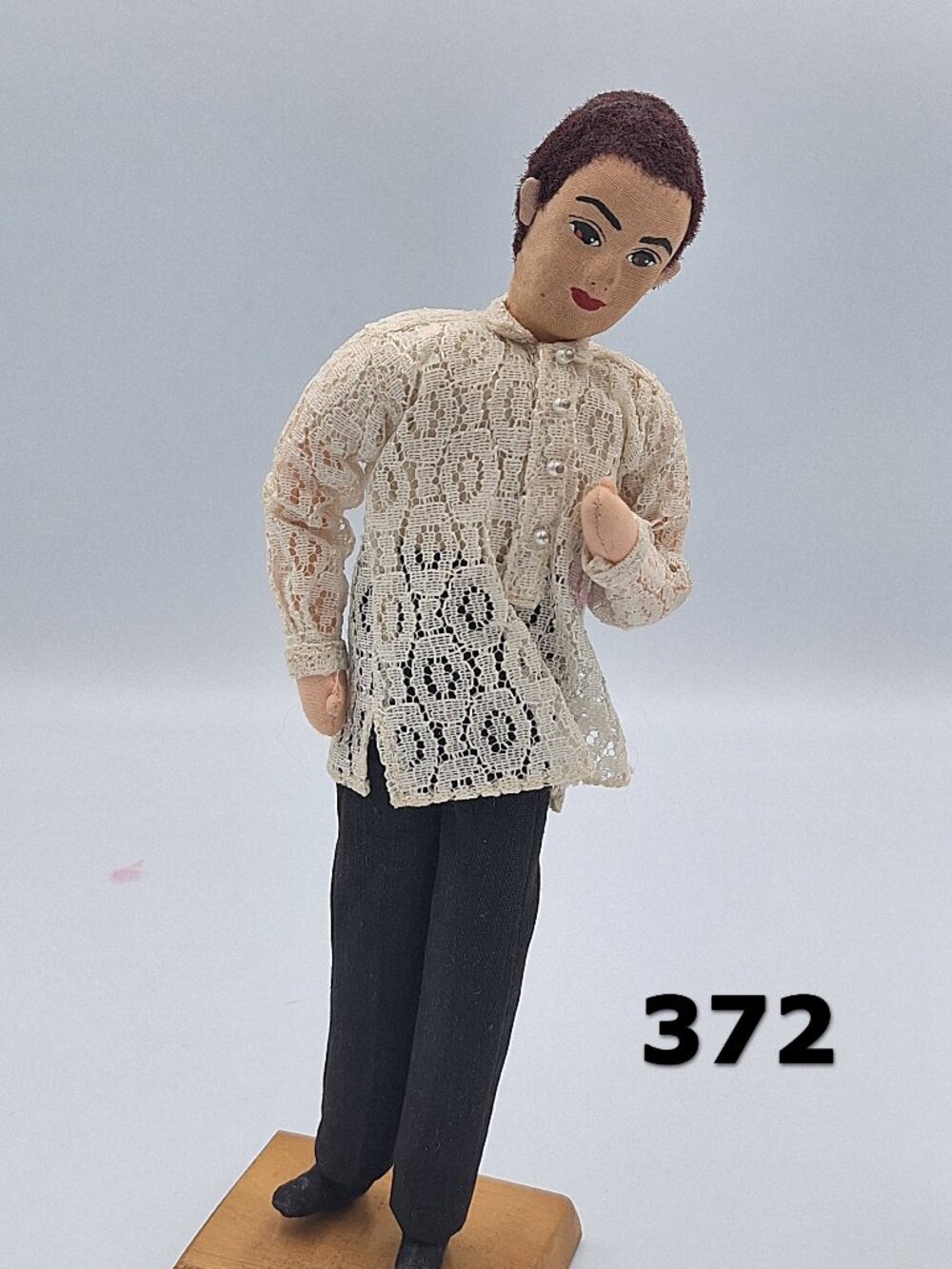 Vintage folk male doll form the philippines